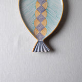Fish Plate Long (L/M/S) Mr. Soft Rhomb