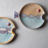 Fish Plate Round (L) Mr. Tune