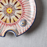 Fish Plate Round (L) Mrs.Burning Heart