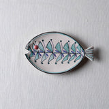 Fish Plate Round (S) Mrs. Butterfly
