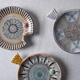 Fish Plate Round (M) Whimsical Hairclips