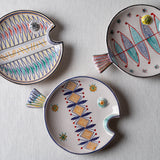 Fish Plate Round (M) Mrs. Hiking