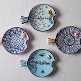 Fish Plate Round (S) Mrs. Sea Holly