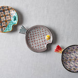 Fish Plate Round (S) Mrs. Soft in Pink