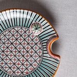 Fish Plate Round (L) Joyful Spring