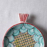 Fish Plate Round (M) Red Lips Swimming