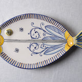 Fish Plate Long (L) Mrs.Totally Romantic