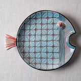Fish Plate Round (L) Mr. Calm Waters