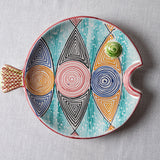 Fish Plate Round (L) Mr. Funny