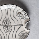 Fish Plate Round (L) Mrs. Hiding in the Waves