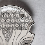 Fish Plate Round (L) Mr. Half and Half