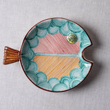 Fish Plate Round (M) Mrs. Ocean Chic