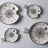 Fish Plate Round (S/M) Heartbeat