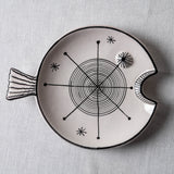 Fish Plate Round (S/M) Heartbeat