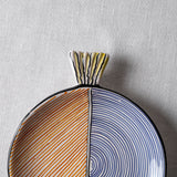 Fish Plate Round (M) Mr. Blue and Yellow