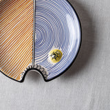 Fish Plate Round (M) Mr. Blue and Yellow