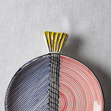 Fish Plate Round (M) Mr. Blue and Red