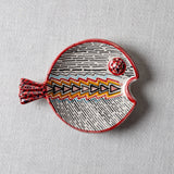 Fish Plate Round (S) Little Flash in Red