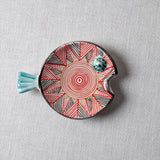 Fish Plate Round (S) Mrs. Red Star