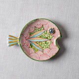 Fish Plate Round (S) Delicate Blooming
