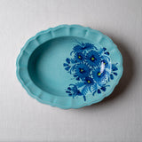 Serving Bowl (M) Fioraccio in Blue and Tiffany