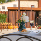 Antique decorative Vase in Metallic Green