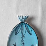 Fish Plate Long (S) Blooming in Azure