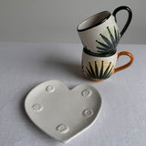 Cup Green  Flower, XL size