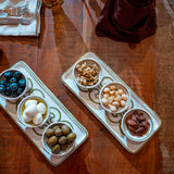 Eleganza Long Plate with Dipping Bowls