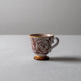 Espresso Cup Lady Pompei in Caramel