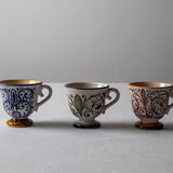 Espresso Cup Lady Pompei in Olive Green