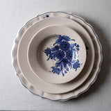 Main Plate (27 cm) Fioraccio in Blue