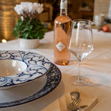 Florals In Blue Plane Plate (XL)