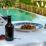 Florals In Blue Plane Plate (XL)