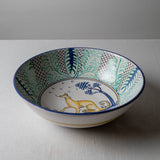 Bowl (L) Blue Hunting Dog
