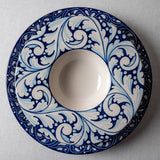 Florals In Blue Plane Plate (XL)
