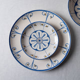 Rosone Blue Plane Plate