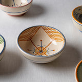 Bowl (S) Filigree Flower in Orange