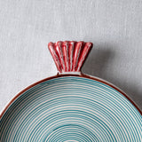 Fish Plate Round (L) Sunrise at the Beach