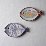 Fish Plate Long (S) - Waves in Bluette