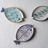Fish Plate Long (S) - Waves in Bluette
